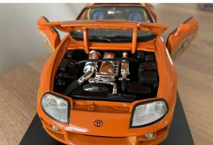 Racing Champions Ertl Fast and The Furious Brian's Toyota Supra Scala 1:18 RARA! - Immagine 4 di 4