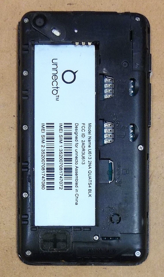 Smartphone UNNECTO Quattro S U613 - Negro (GSM) Foto 2 de 2