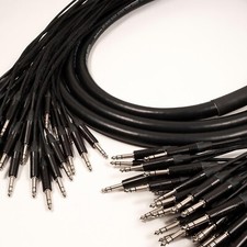 Van Damme Black Series Multicore Loom Stage Snake. Balanced TRS Jack TRS jack