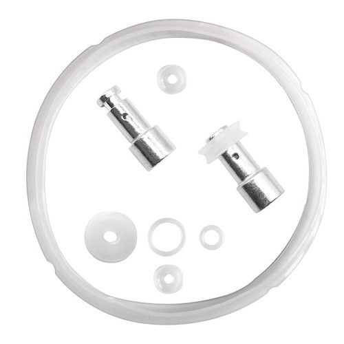 Silicone Sealing Ring Clear + Pressure Cookers Gasket + Universal Replacement...