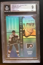 PATRICK SHARP 2002-03 BAP Ultimate Rookies *BAS 9* #12/Flyers/RC
