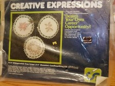 CREATIVE EXPRESSIONS 4127 WHIISPERWICK TREE TRIMS CANDLEQUILTING STITCH KIT NEW