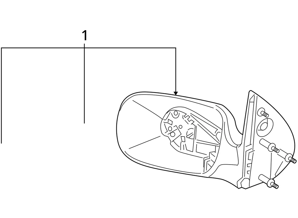 2005-2007 Saturn relé drivers lateral esquerdo porta elétrica espelho 5 fios calor preto - Imagem 4 de 4