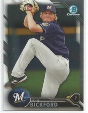 Phil Bickford Milwaukee Brewers 2016 Bowman Chrome Draft