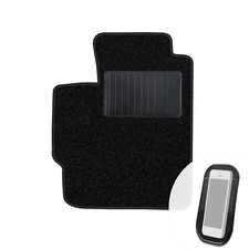 Fahrer Fußmatte Autox1 Velours Fahrermatte pasend für Toyota Yaris II 2005-2011