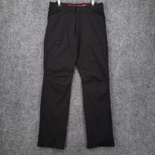 Wrangler Pants Mens 30x31 Black All Terrain Cargo Performance Hiking Outdoor