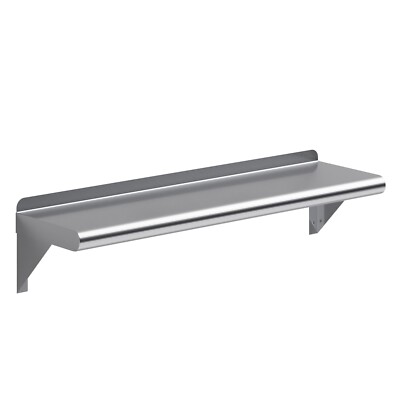 8 in. x 30 in. Stainless Steel Wall Shelf
