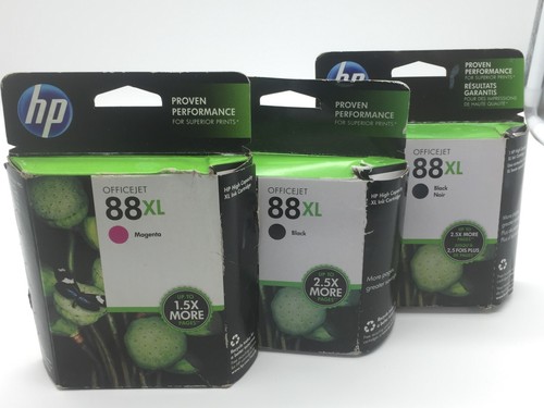 Cartouche Encre Noire HP 88XL C9396AN – Authentique – Haute Capacité – Boîte Ouverte