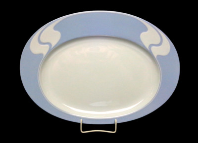 Servierplatte  Rosenthal Germany Asimmetria blau 34,2 x 24,8 cm