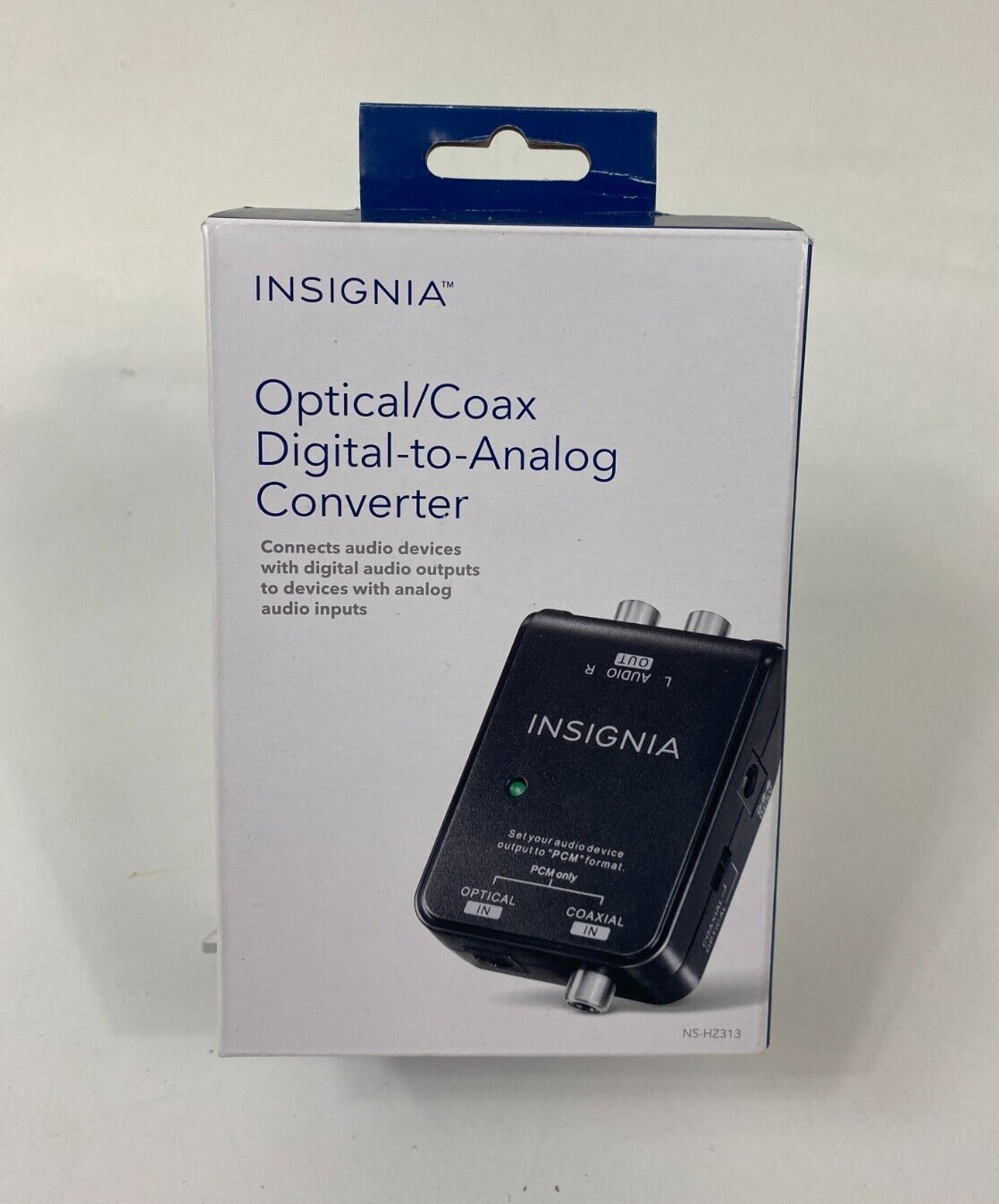 Insignia NS-HZ313 Optical/Coaxial Digital-to-Analog Converter - Black ...