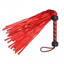 Real Genuine Cow Hide Leather Flogger 36 Tails Heavy & Thuddy impact Whip