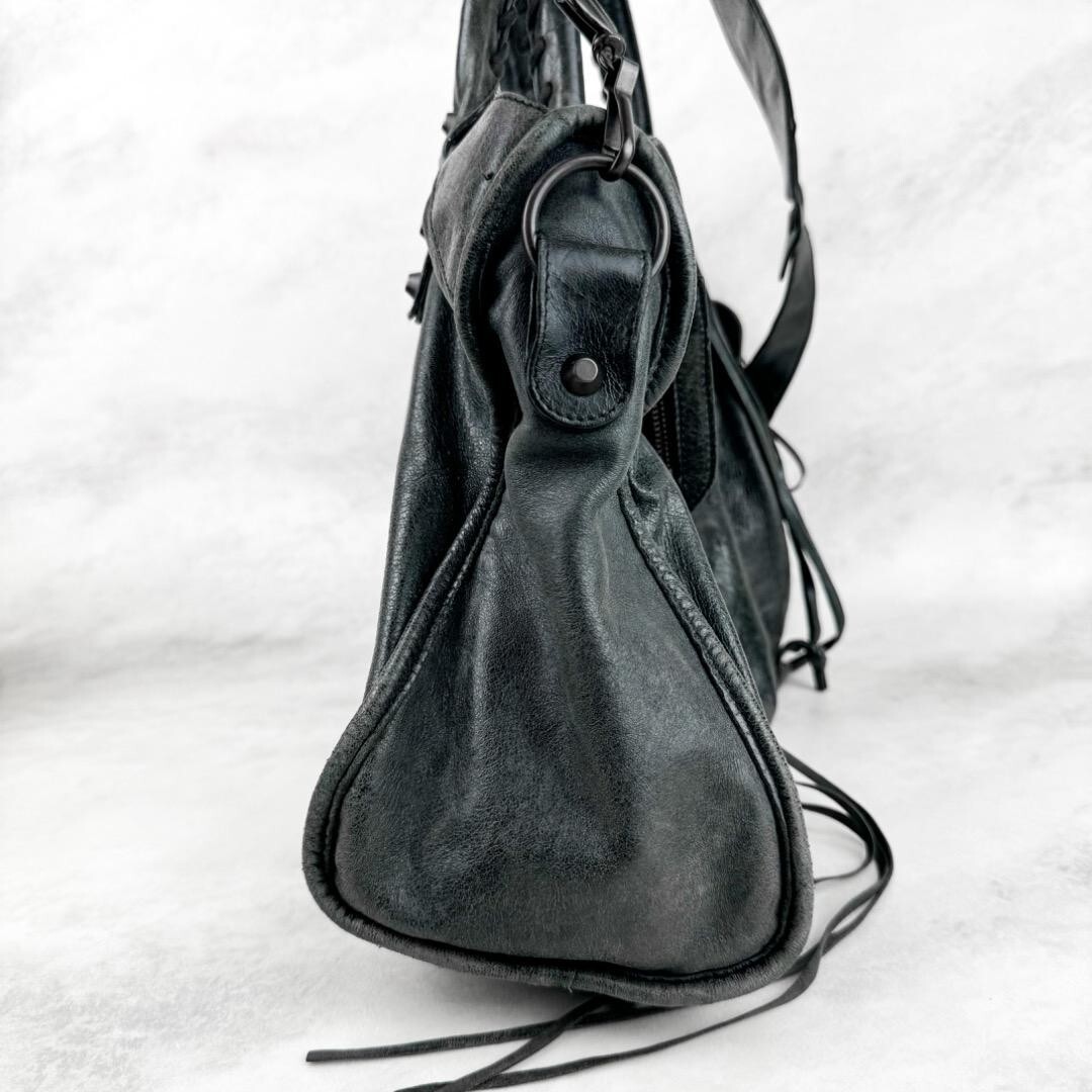 Balenciaga The City 115748 Handbag Shoulder 2way grayish