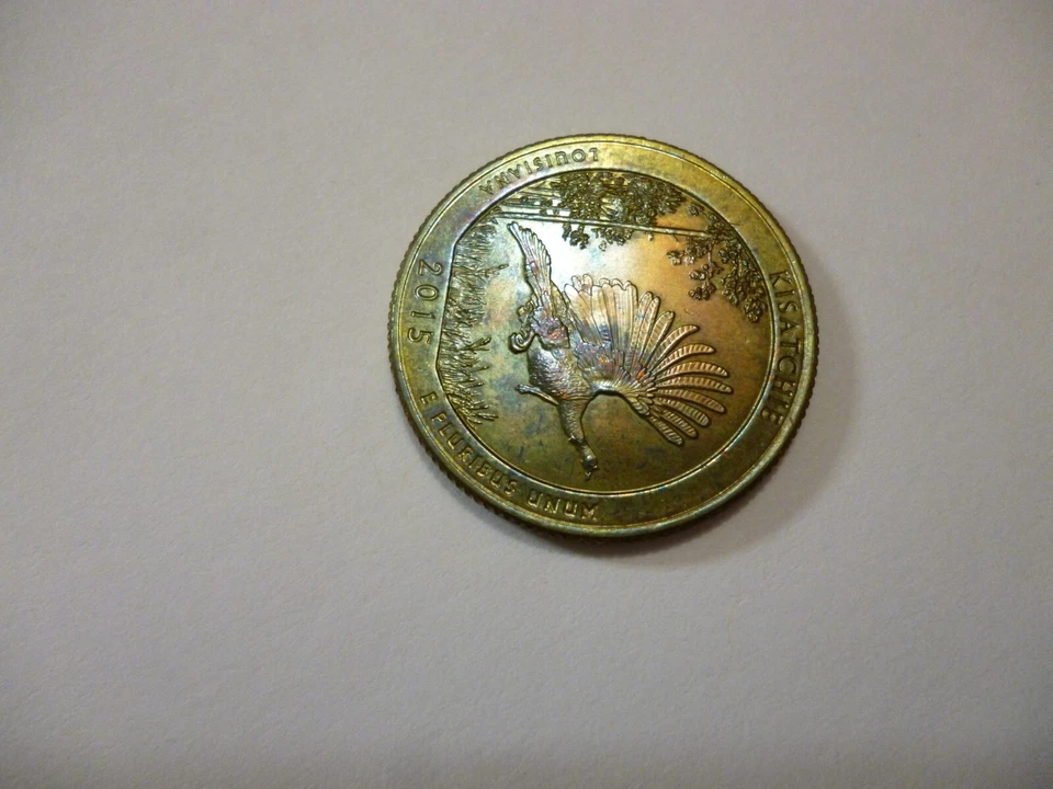 2015 d louisiana quarter ddr and toned - Image 3 of 4