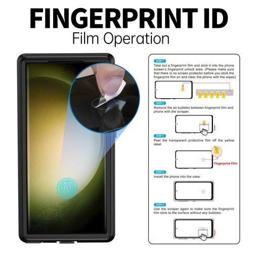 For Galaxy S23 S23+ S23 Ultra Waterproof Case Shockproof Plus Screen Protector - Picture 10 of 12