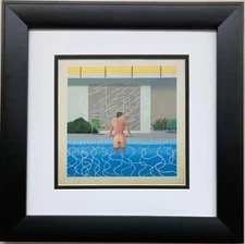 David Hockney "Peter Getting Out of Nick's Pool" Pop Art California Book Folio