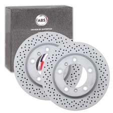 2x A.B.S. BREMSSCHEIBEN 299mm HINTEN passend für PORSCHE 718 BOXSTER CAYMAN