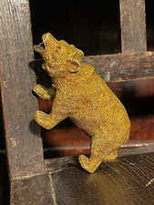 Antique Bear Figurine Russian Empire Brass TSARIST Artistic Casting 19th Century