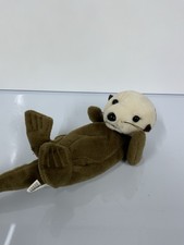 K&M Otter Soft Toy Plush Brown Stuffed Animal 23cm long