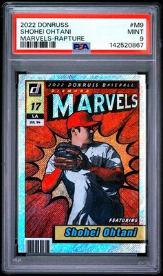 2022 PANINI DONRUSS MARVELS RAPTURE #M9 SHOHEI OHTANI PSA 9 | eBay