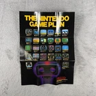 VINTAGE 1986 The Nintendo Game Plan Mini Size 15"x11" NES Poster Folded Insert