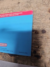 Yoshi's Cookie Nintendo NES Instruction Manual Only