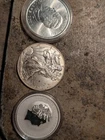 Mixed Lot Silver Coins 3 Coins Fine Silver