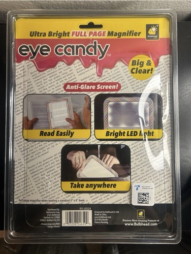 Eye Candy Ultra-Bright Full-Page Magnifier Magnifies Up to 3X Anti Glare Screen - Picture 2 of 2