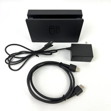 Nintendo Switch Official Charging Dock AC Adapter HDMI Cable Works Fine JP