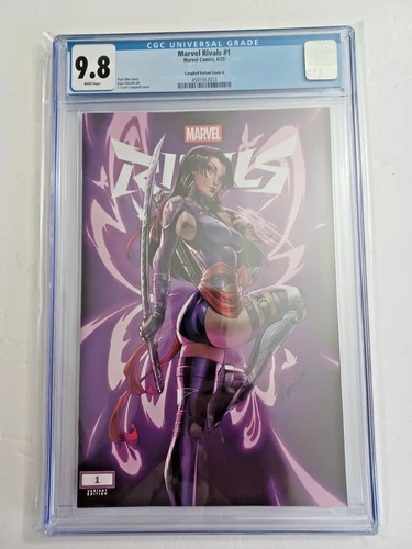 Marvel Rivals #1 Psylocke - J Scott Campbell Variant - 2025 - CGC 9.8