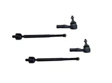 Inner & Outer Tie Rods 4Pc Kit Chevrolet Cobalt Pontiac G5 Saturn Ion