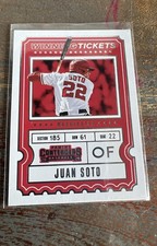 2020 Panini Contenders - Winning Tickets Juan Soto #WT-12