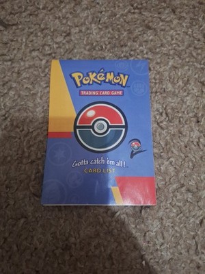 Vintage RARE POKEMON Trading Card Game Card List 2 #14290