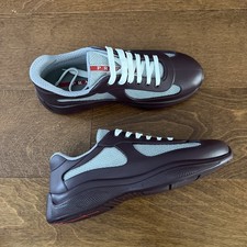 Prada Americas Cup Soft Rubber & Fabric Sneak...