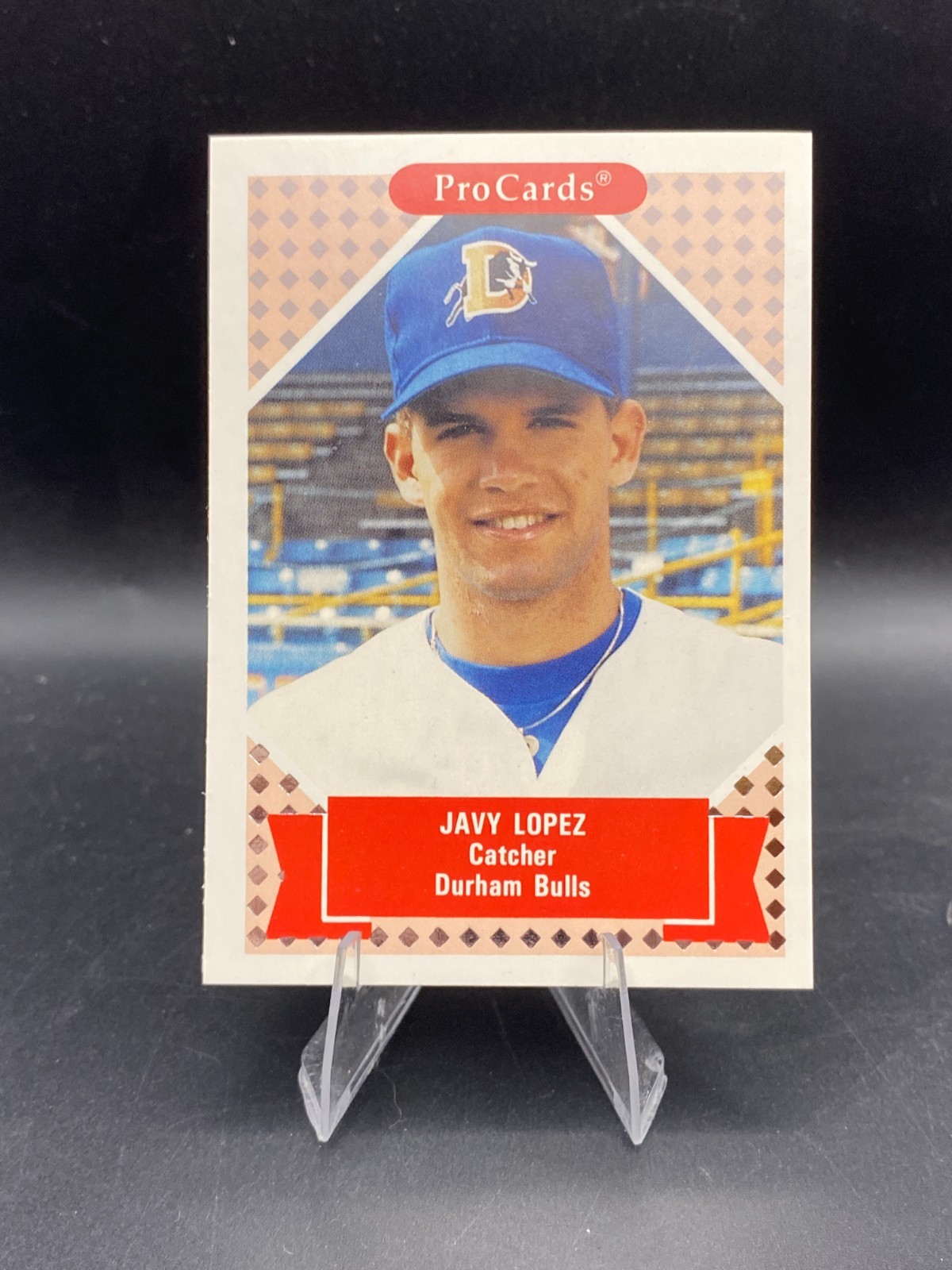 1991 ProCards Tomorrow's Heroes - Javy Lopez #186 (RC)