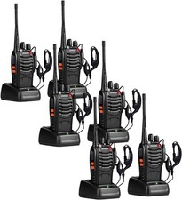 6 Radios De Comunicacion Inalambricos Walkie Talkie Recargable De Largo Alcance