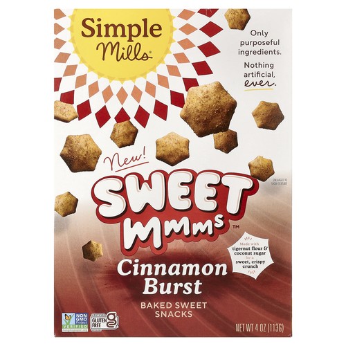 Sweet Mmms™, Baked Sweet Snacks, Cinnamon Burst, 4 oz (113 g)