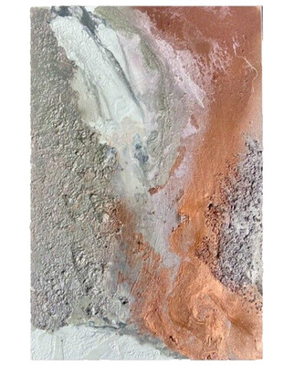 A MODERN CONTEMPORARY DEEP TEXTURED ABSTRACT PAINTING ON Large 90 x 60cm CANVAS