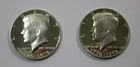 Lot of TWO 1976 S Proof 40% Silver Kennedy Half Dollar / SKAB8