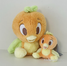 Disney Store Japan Plush Orange Bird SHERBET Stuffed Toy & Keychain Set of  2
