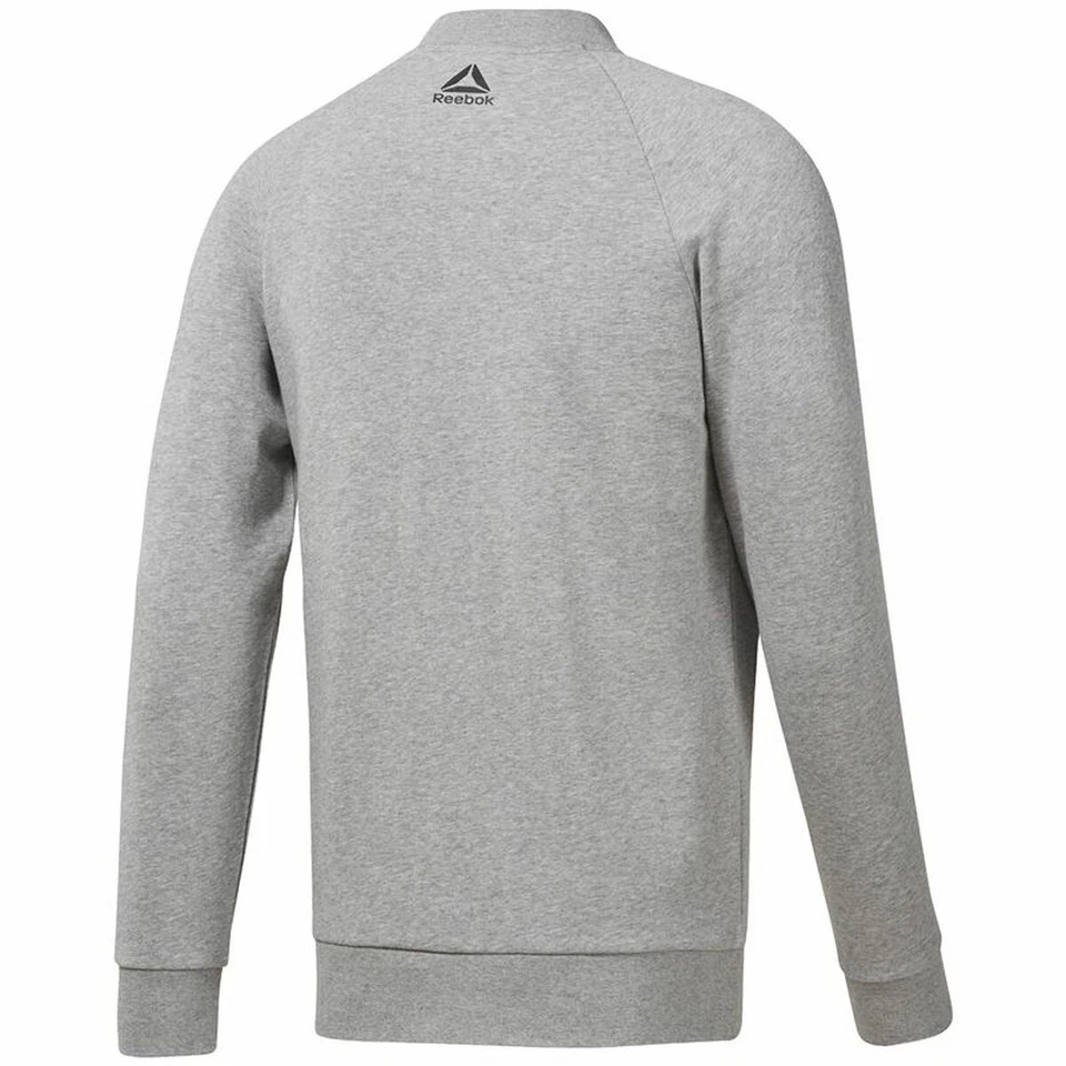 Chaqueta Deportiva para Hombre Reebok Bomber Retro Gris - Imagen 2 de 4