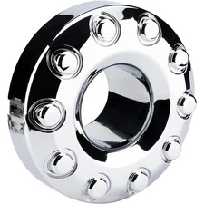 Silver Wheel Center Hub Caps Dually 10 Lug For 05-17 Ford F450 F550 Super Duty