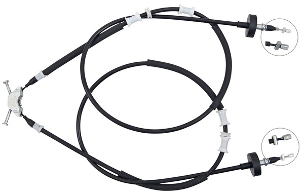 F.Becker_Line Handbremsseil Bremsseil Hinten (11710567) FüR Opel Astra G Mk IV-image
