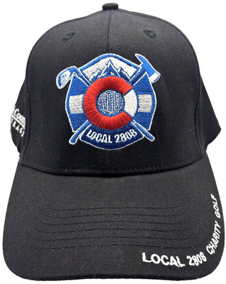 Colorado IAFF Charity Golf Cap Firefighters Embroidery Local 2808 Fitted Hat NEW