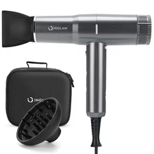 Hair Dryer with Diffuser, 1875W Professional Ionic Blow Dryer, 110, 000 RPM H...