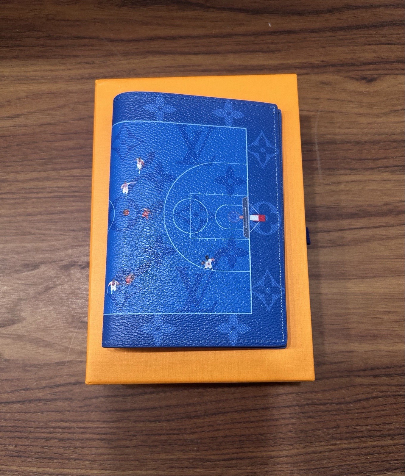 Louis Vuitton Blue Basketball Passport Holder
