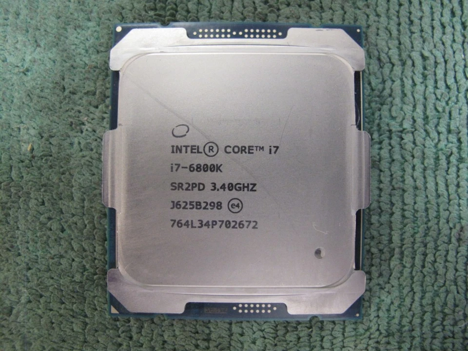 Procesador CPU Socket Intel Core i7-6800K SR2PD 3,40 GHz 15 MB 6 núcleos LGA2011 Foto 4 de 4