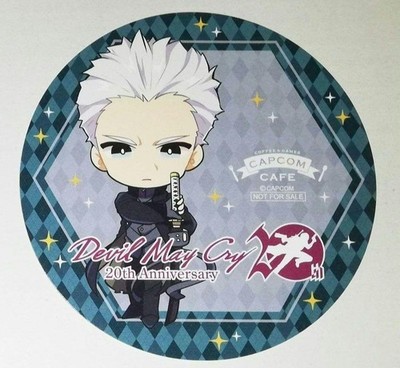 Devil May Cry Vergil DMC5 Coaster Capcom Cafe 6th Edition