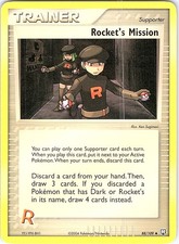 Rocket's Mission Uncommon Team Rocket Returns 88/109 NM on eBay
