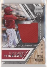 2017 Elite Extra Edition Future Threads Silhouettes Silver /149 Yasel Antuna a6i