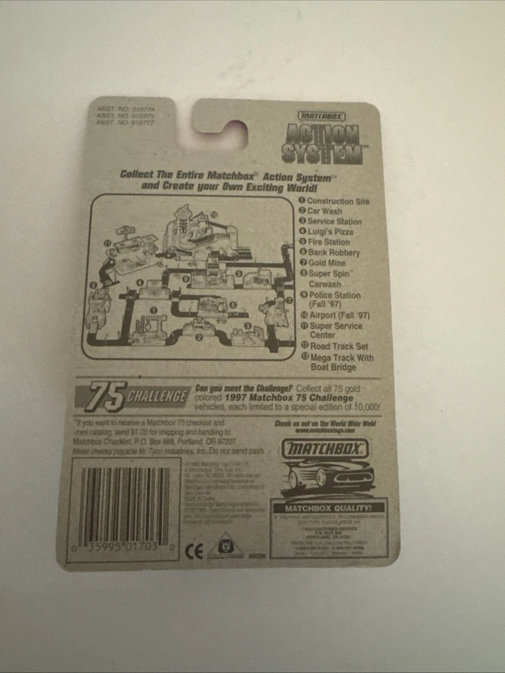 MOC Matchbox Die Cast Red Super Fast Alfa Romeo 155 1997 No. 3 - Image 2 of 4